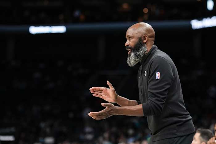 Brooklyn Nets head coach Jacque Vaughn